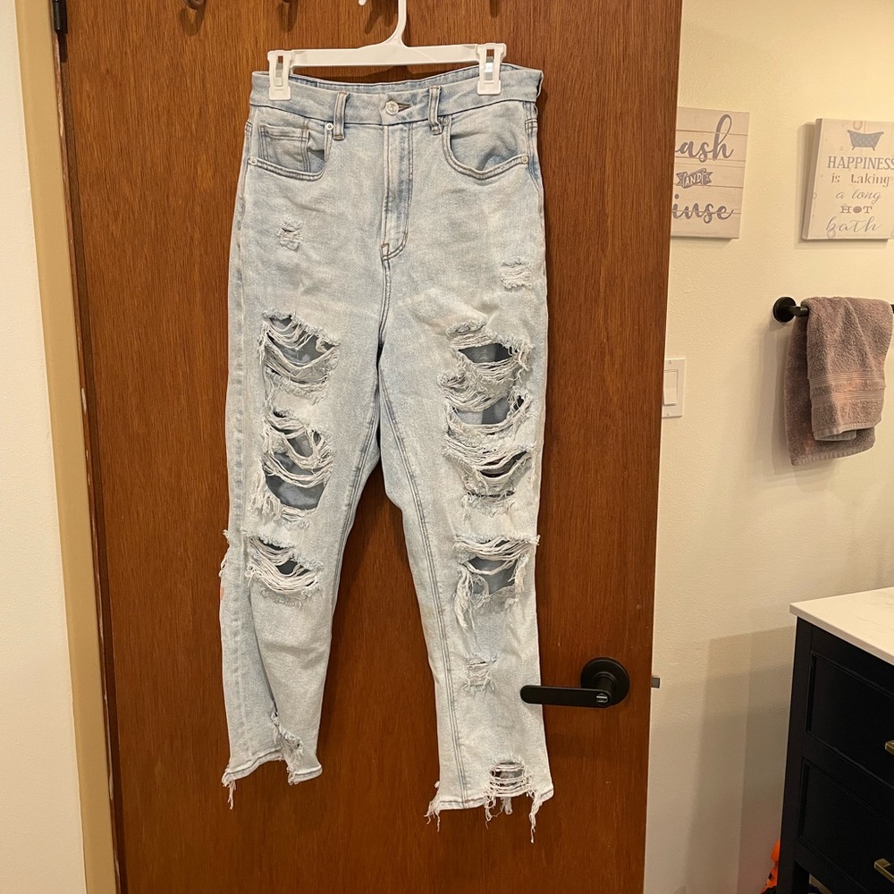 American eagle curvy mom jean